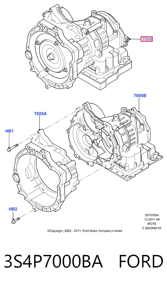 Transmisión automática para Ford Focus I DFW
