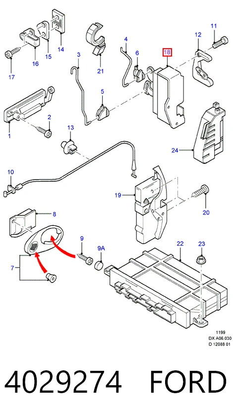 Cerradura Ford Ka hatchback (RBT) (1996 - 2008) precio, desde 60,98 EUR