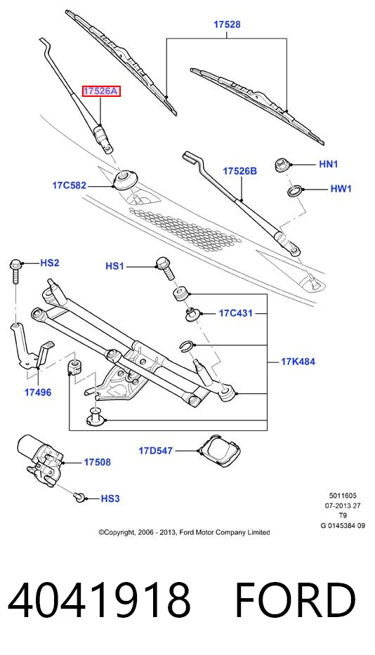 Comprar Brazo del limpiaparabrisas Ford Transit  V184/5 a bajo precio