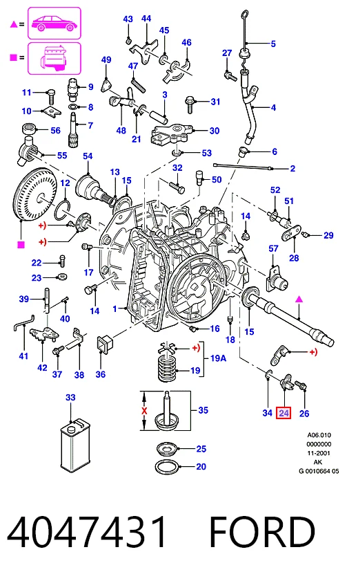 Sensor velocimetro Ford Mondeo I hatchback (GBP) (1993 - 1996) precio, desde 21,54 EUR