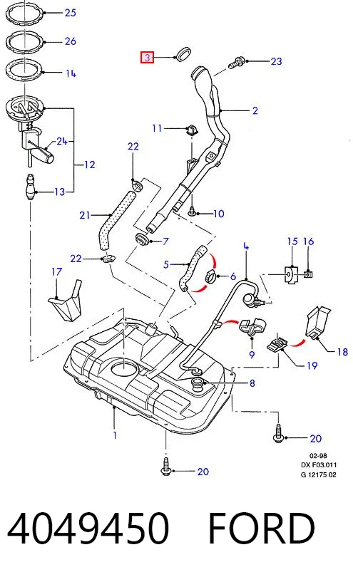 Tapa de depósito de combustible Mazda 626 IV desde 8,94 €