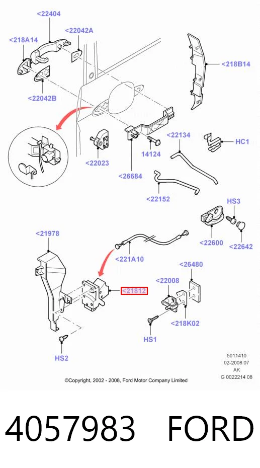 Comprar Cerradura Ford Mondeo III B4Y