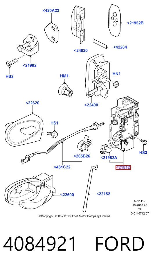 Cerradura Ford Transit  desde 94,93 €