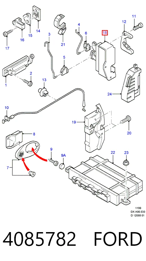  Cerradura Ford Ka 