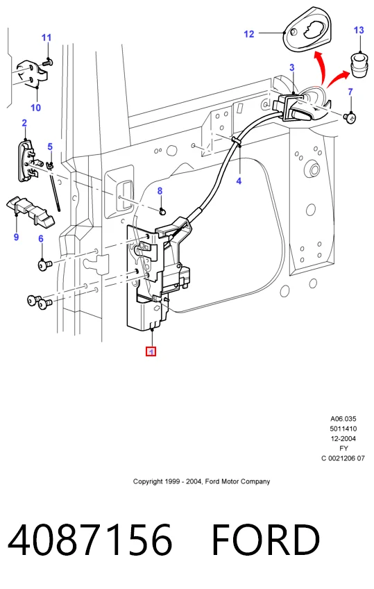 Comprar Cerradura Ford Transit V V184/5