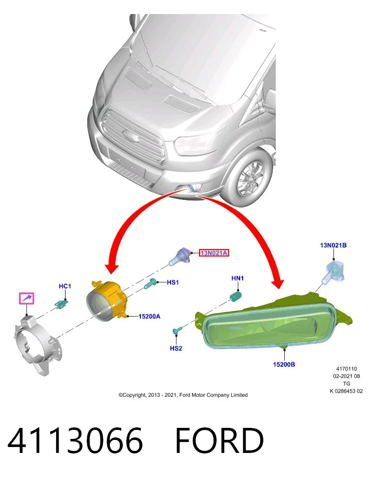 Lámpara para KIA Cerato (LD)