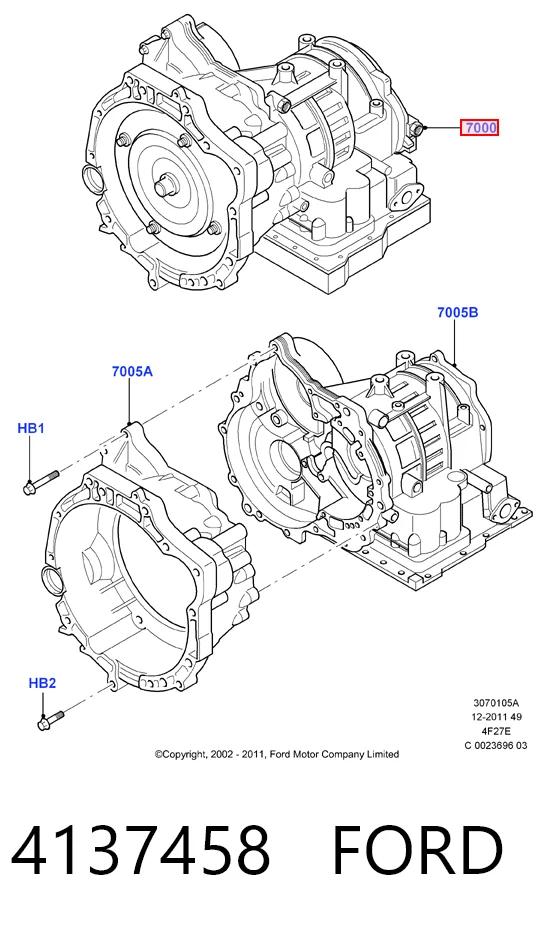 Caja automatica Ford Focus I