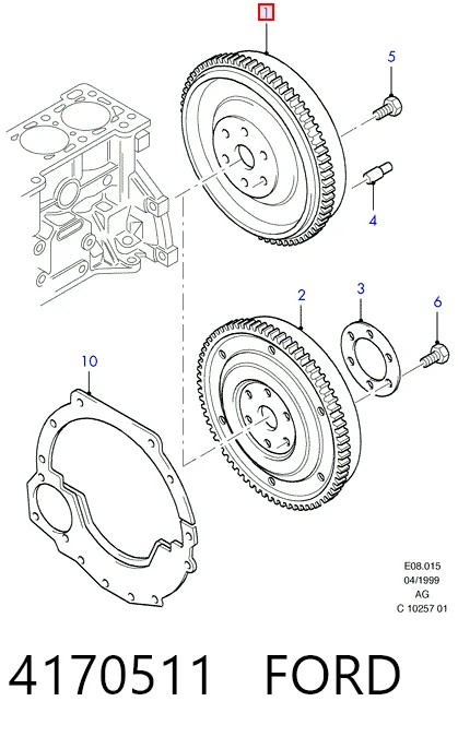 Motor de volante Ford Mondeo III sedán (B4Y) (2000 - 2007) precio, desde 238,09 EUR