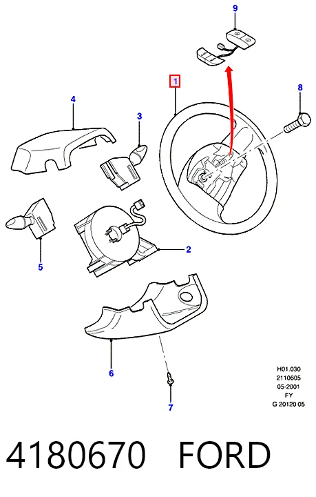 Volante para Ford Transit V V184/5