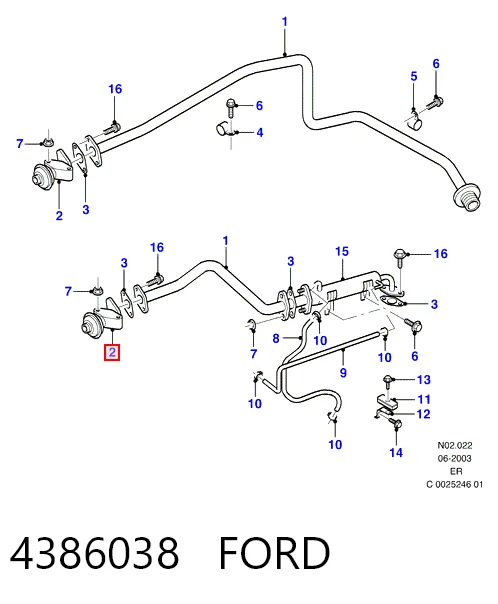  Válvula EGR Ford Ranger 