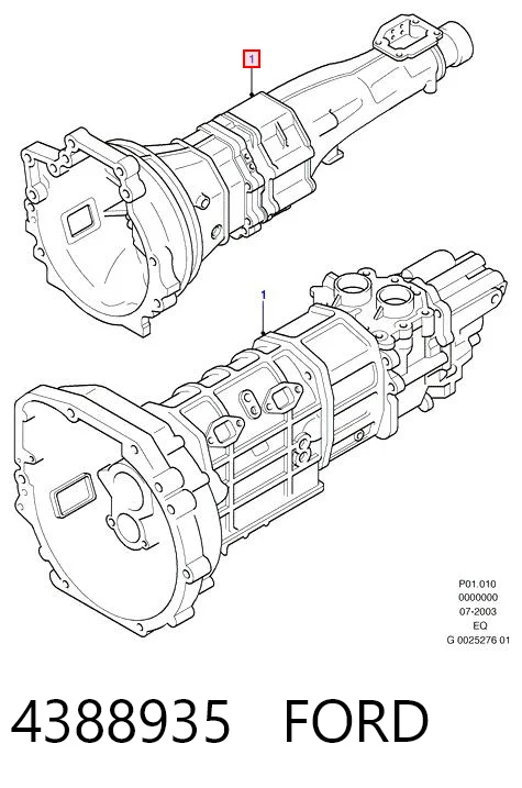 Caja de cambios para Ford Ranger ER