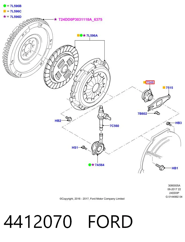 Collarin de embrague Audi A4  sedán comprar en España