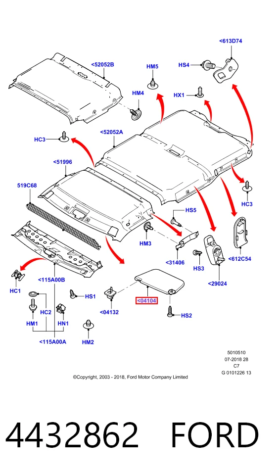 Parasol para Ford Connect TC7