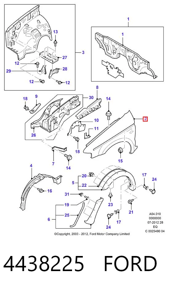 4438225 Ford