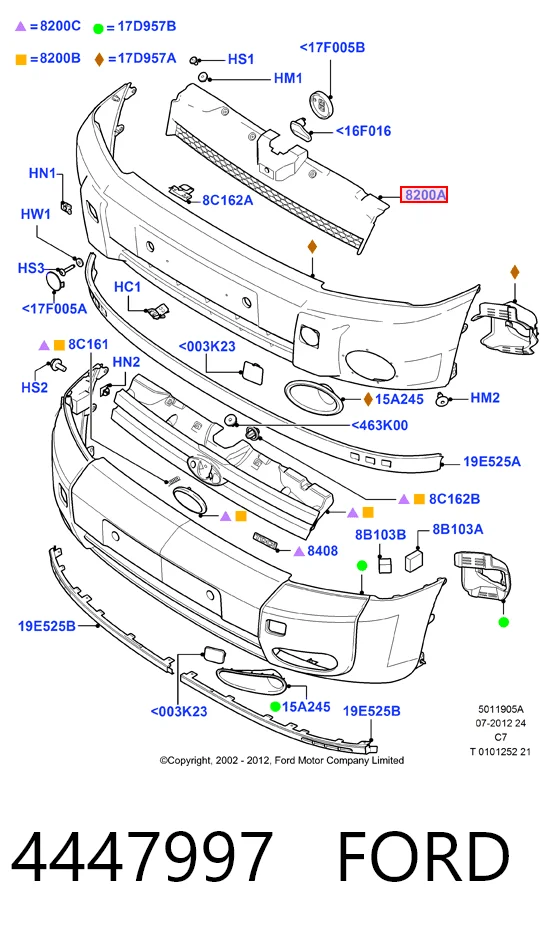 Comprar Parrilla Ford Connect  TC7