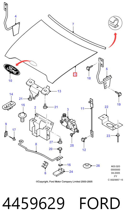Comprar Capó Ford Transit V V184/5