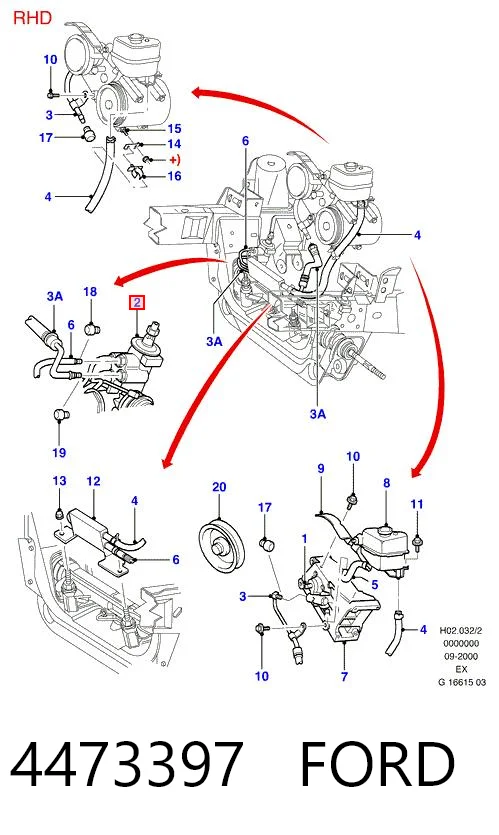 Engranaje de dirección Ford Explorer SUV (U2) (1994 - 2002) precio, desde 58,99 EUR