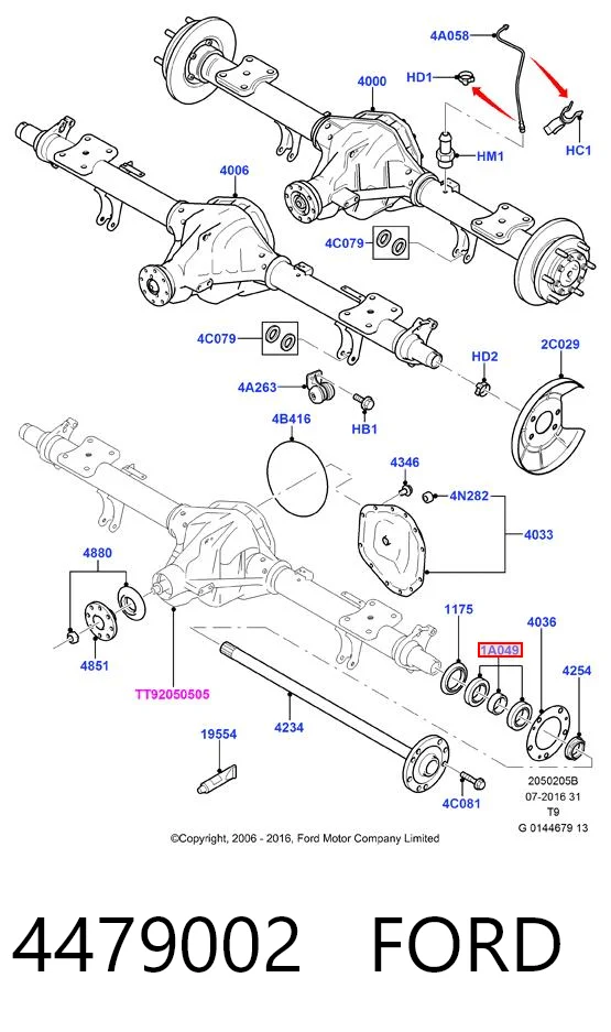 Cojinete de rueda para Ford Transit V347/8