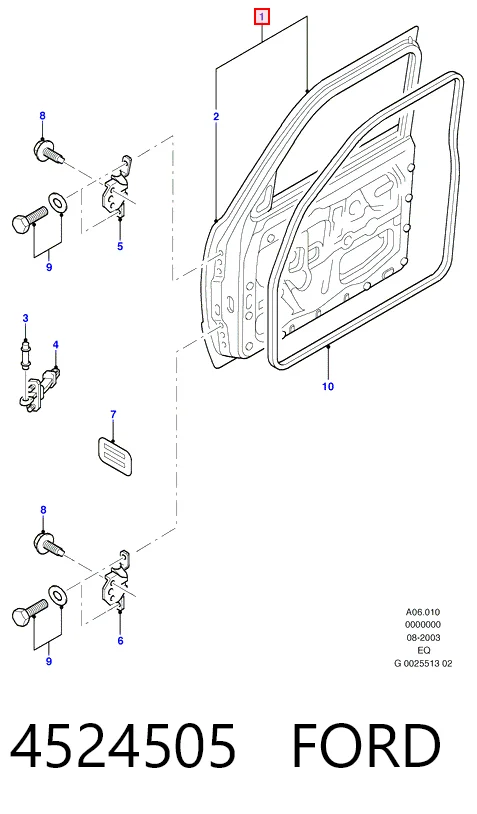 Puerta delantera para Ford Ranger  ER