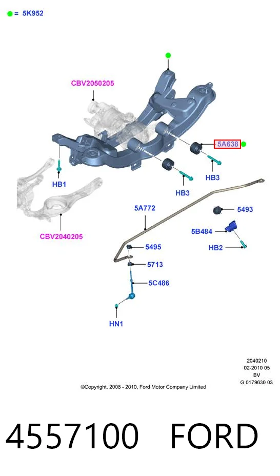 silentblock del eje trasero Lemforder 34757