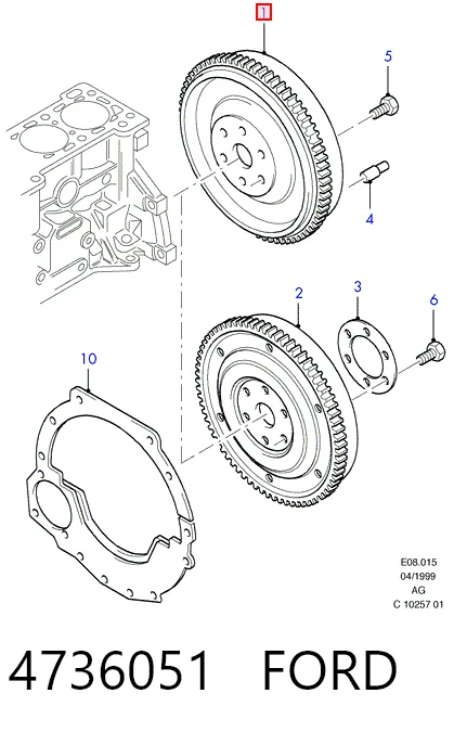 Volante bimasa Ford Mondeo III