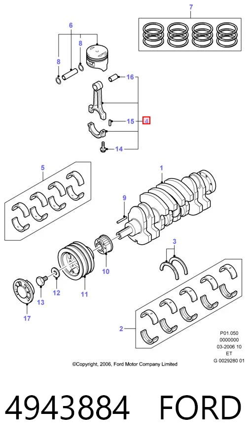 4943884 Ford Biela