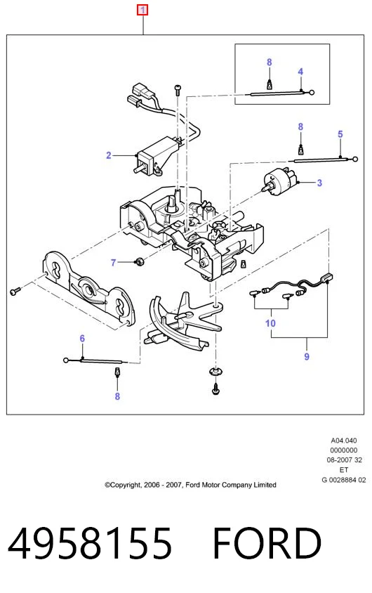 Elemento de control aire acondicionado para Ford Ranger  (ET)