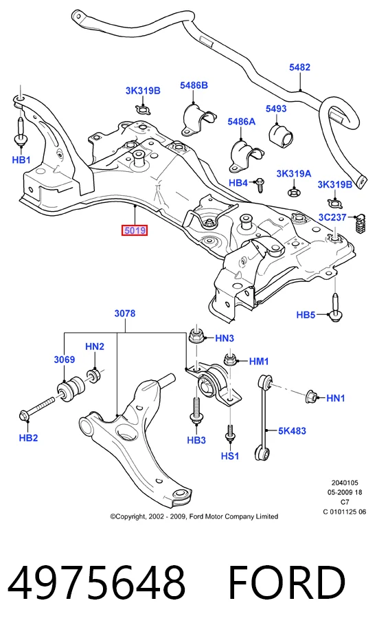 Subchasis delantero Ford Connect TOURNEO bus (PU2) (2002 - 2013) precio, desde 164,08 EUR
