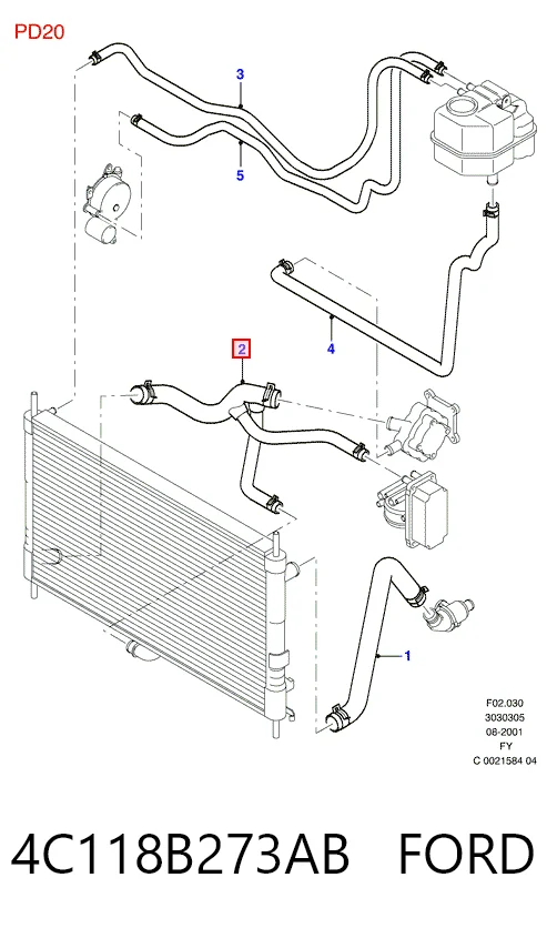 4C118B273AB Ford
