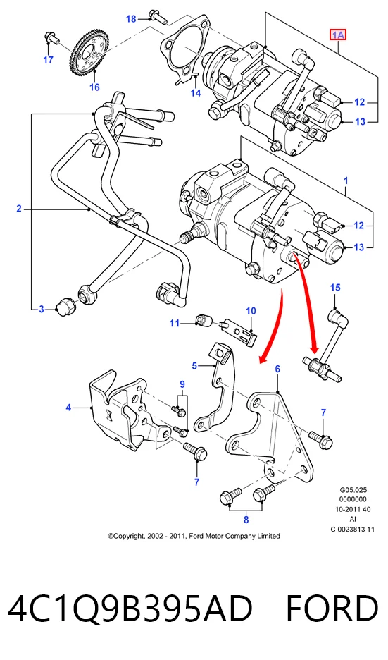  Bomba inyectora Ford Transit 5