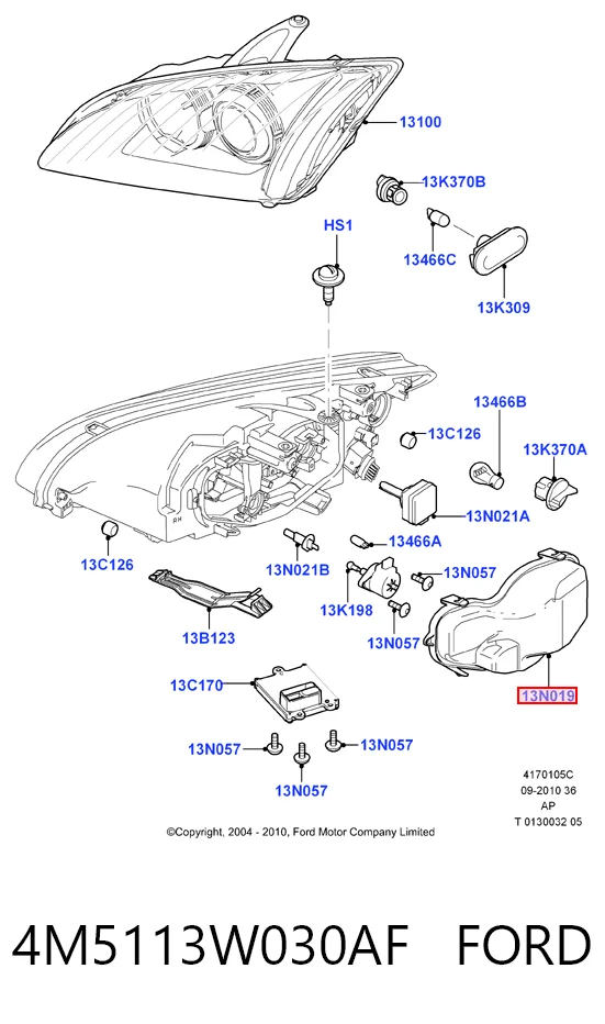 Cubierta de faro izquierdo VAG 4M5113K060BA precio, desde 56,63 EUR