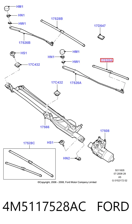 4M5117528AC Ford