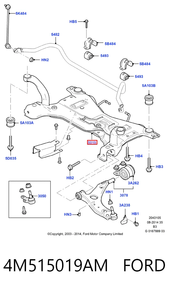 Subchasis delantero soporte motor Ford Focus II sedán (DB, FCH, DH) (2005 - 2011) precio, desde 156,82 EUR