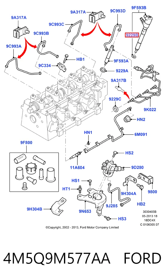 4M5Q9M577AA Ford