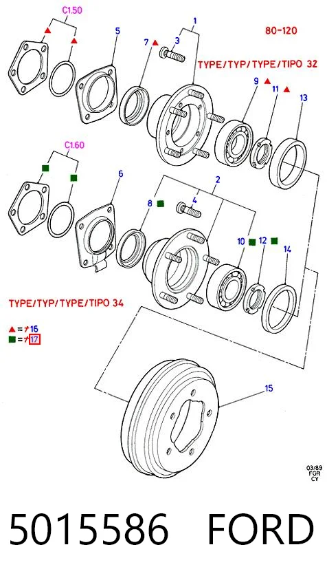 Comprar Cojinete de rueda trasera Ford Transit  V a bajo precio