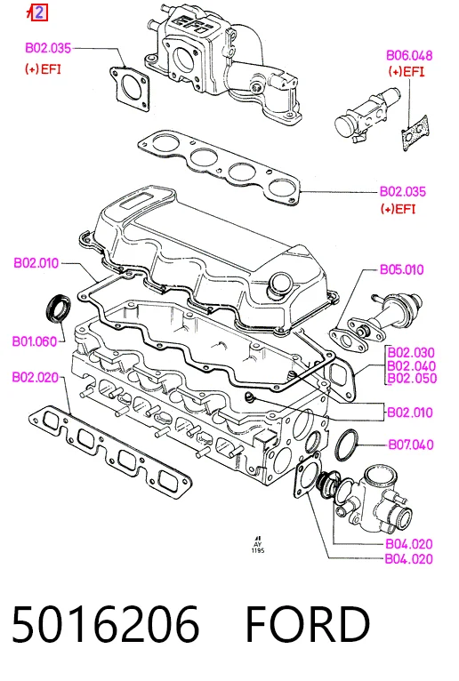 Comprar D3045700 Glaser Juego de juntas superiores de motor