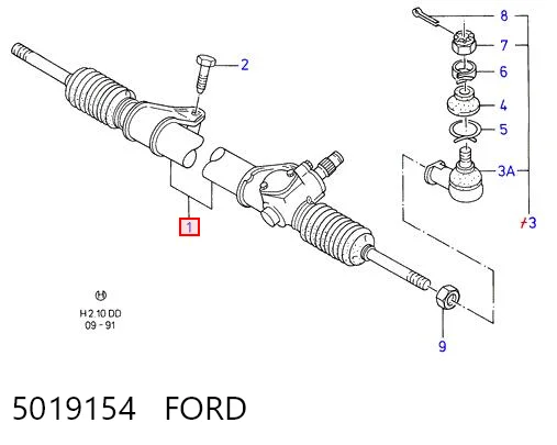 Comprar Cremallera de dirección Ford Sierra I GBC