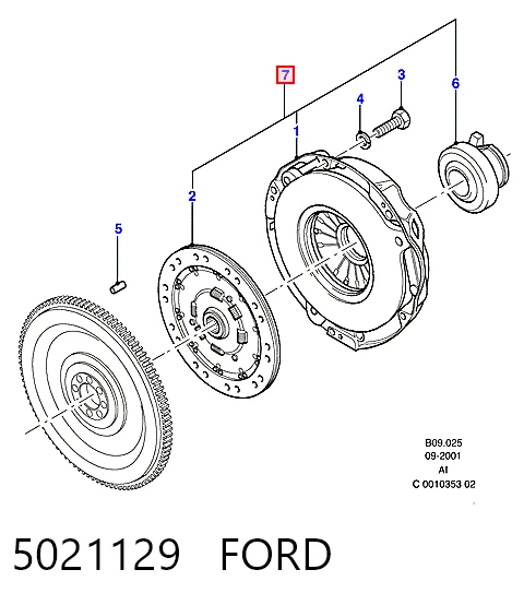  Embrague Ford Transit 4