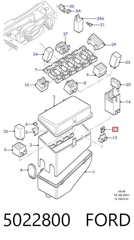 Fusibles 604105914 Liebherr