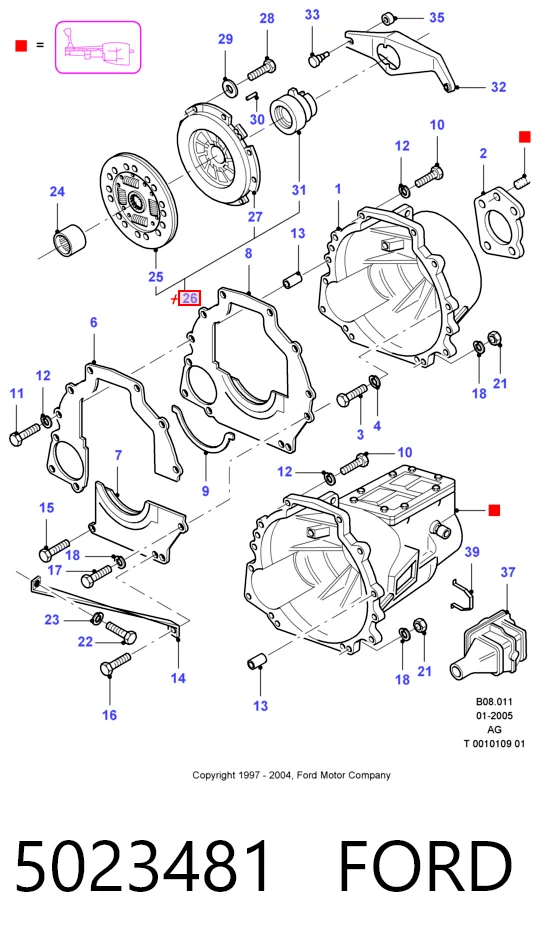 Comprar Embrague Ford Taunus  GBTS, GBFS, CBTS