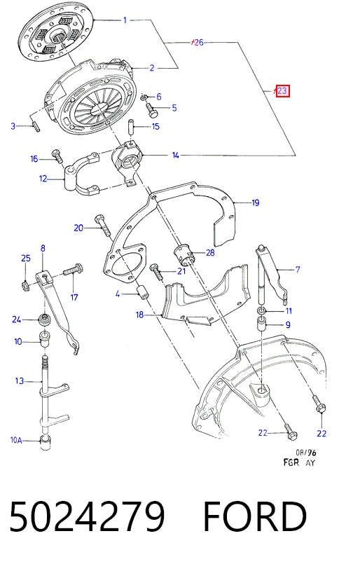 Comprar Embrague Ford Escort VII ALL