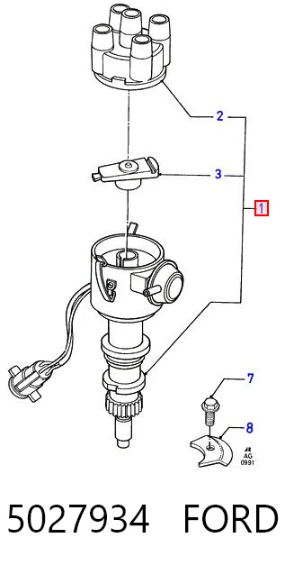 Distribuidor para Ford Sierra GBC