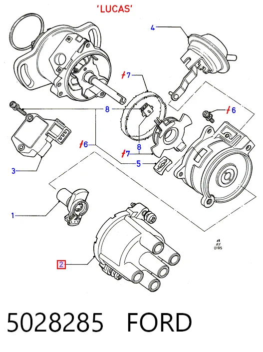 Comprar GDC156 Rover Tapa de distribuidor de encendido