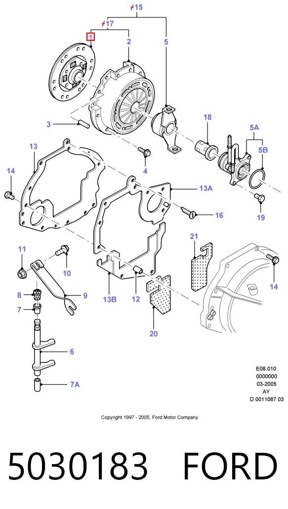 Embrague para Ford Mondeo GBP