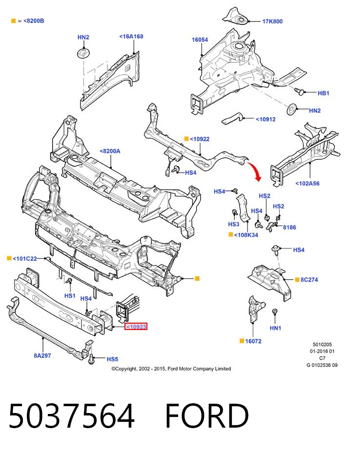 Refuerzo de parachoques delantero Ford Connect furgoneta (TC7) (2002 - 2013) precio, desde 122,22 EUR