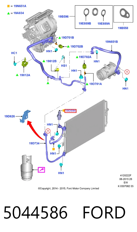 Sensor AC Ford Ka  hatchback comprar en España