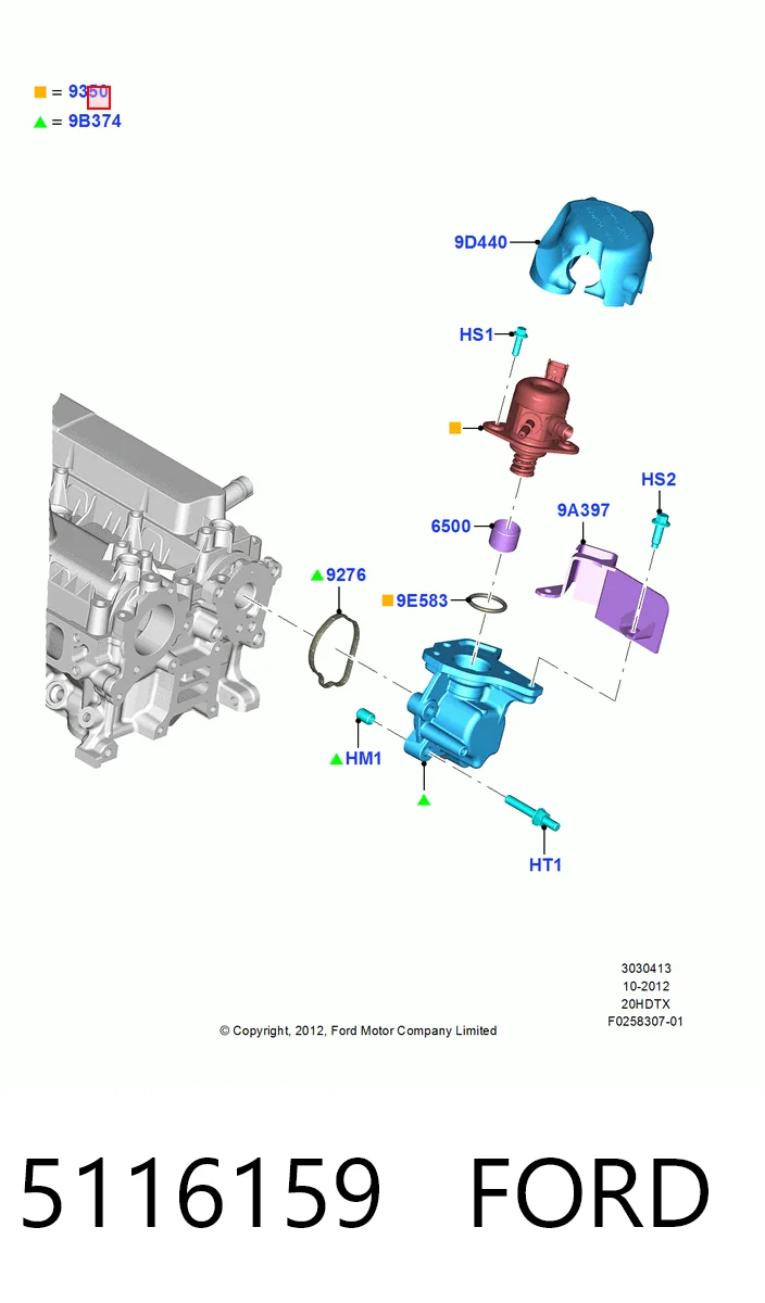 Bomba de inyección para Ford S-Max  CA1