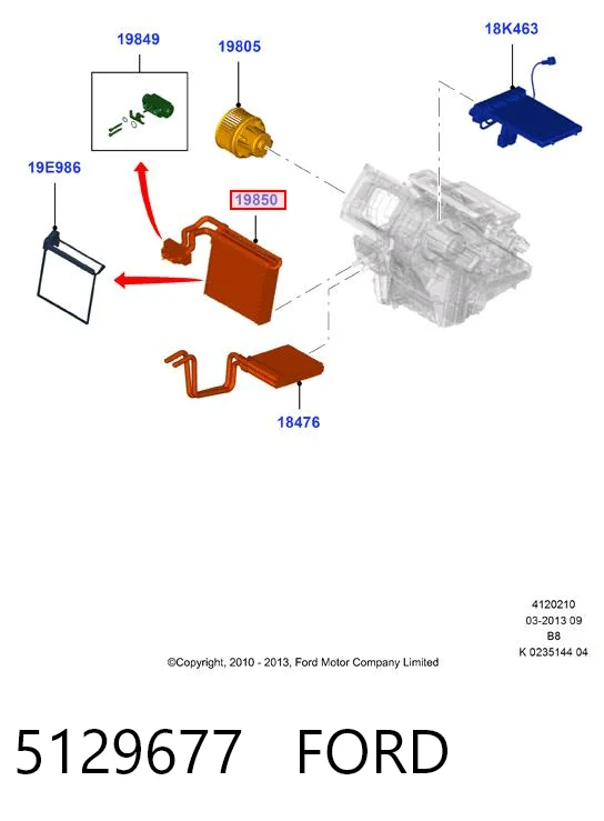 Evaporador Focus III hatchback (2010-2020) original desde 53,72 €