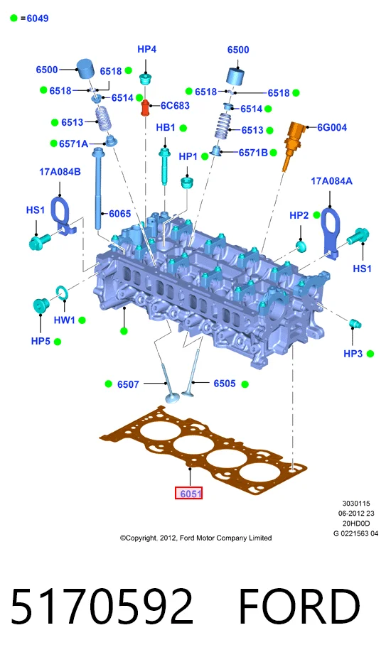31316604 Volvo Empaquetadura de culata