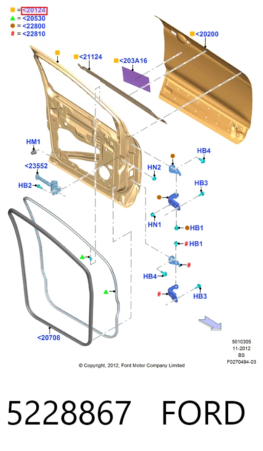 Comprar Puerta delantera izquierda Ford Kuga II CBS
